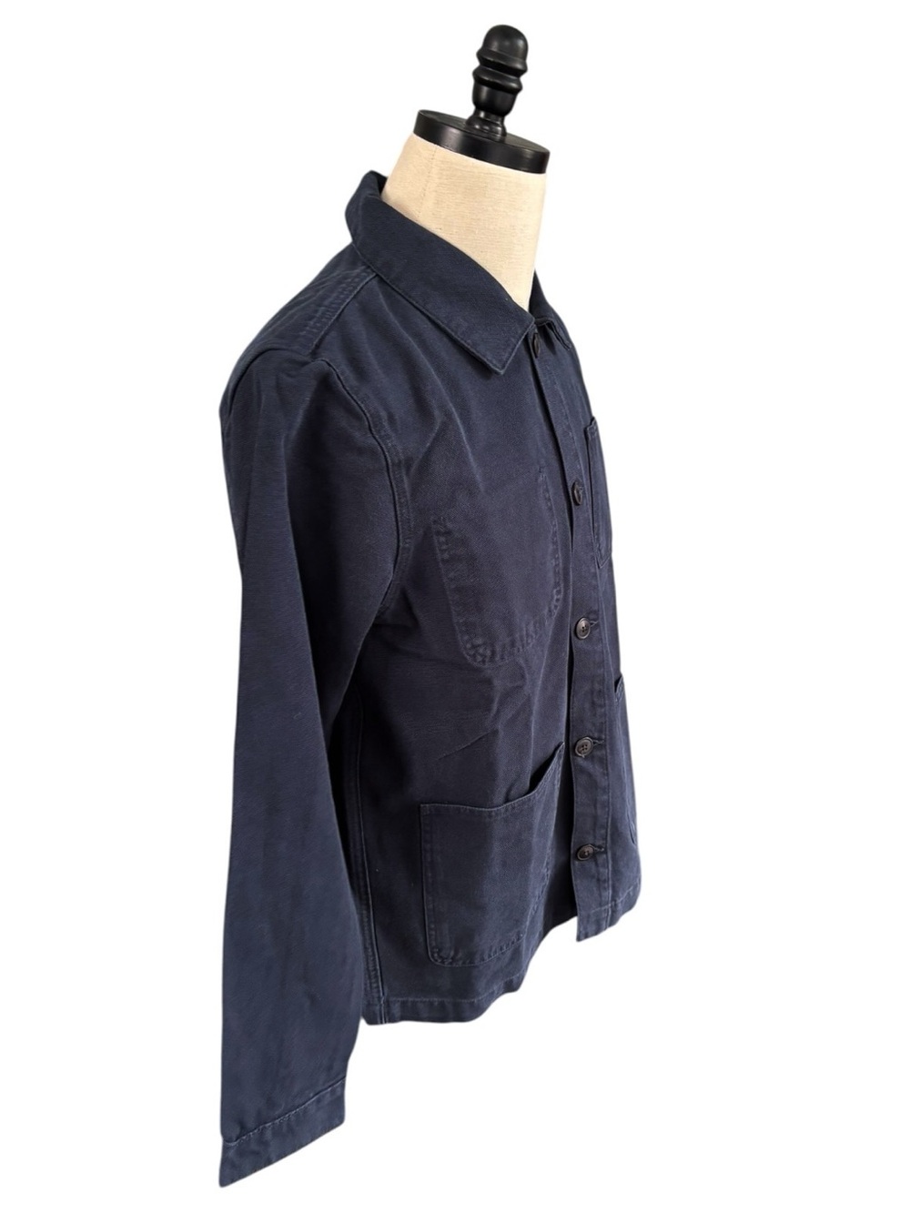Lafaurie Braque Painter’s Jacket in heavy canvas -Blue | Large - Picture 4 of 15
